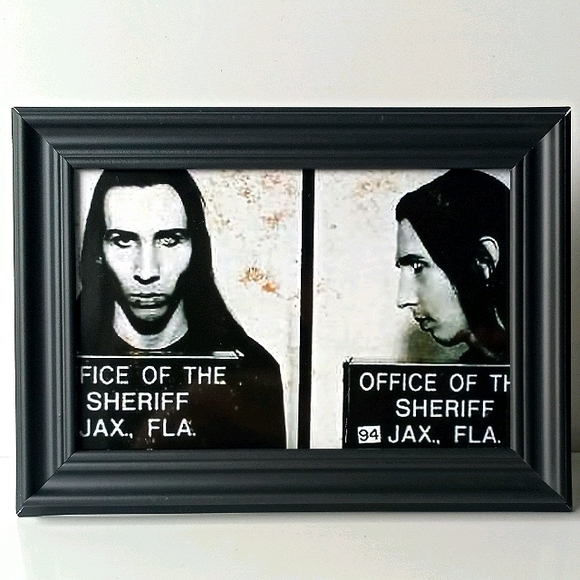 Marilyn Manson Mugshot Metal Rock Alternative Goth - Picture 5 of 9